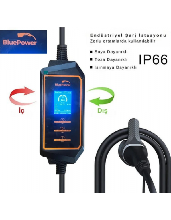 22 kW Taşınabilir Araç Şarj Cihazı